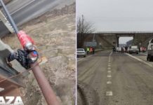 В Краснодарском крае на железнодорожном мосту нашли бомбу: фото взрывного устройства