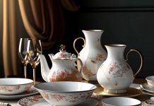 Фарфоровая посуда — выбор для истинных любителей роскоши