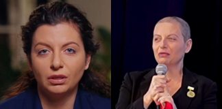 Главред RT Маргарита Симоньян вышла на публику без парика и попала на видео