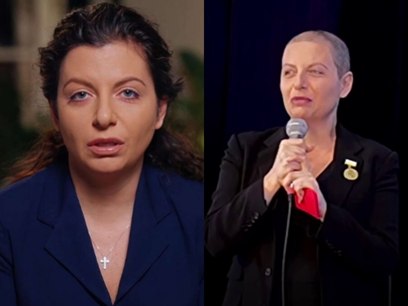 Главред RT Маргарита Симоньян вышла на публику без парика и попала на видео