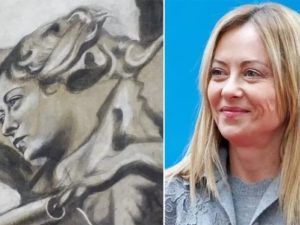 «Велел Ватикан»: в Италии стерли «лицо Мелони» с фрески в римской церкви