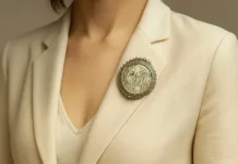 Искусство контрастов: как безопасно закрепить тяжелую золотую брошь на тонкой шелковой блузке