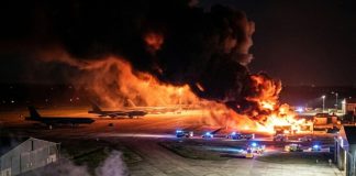 База США в Британии охвачена огнём: там размещены бомбардировщики для операций на Ближнем Востоке