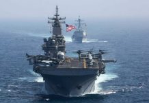 КСИР нанес удар по кораблю США LHA-7 с пятью тысячами военных на борту