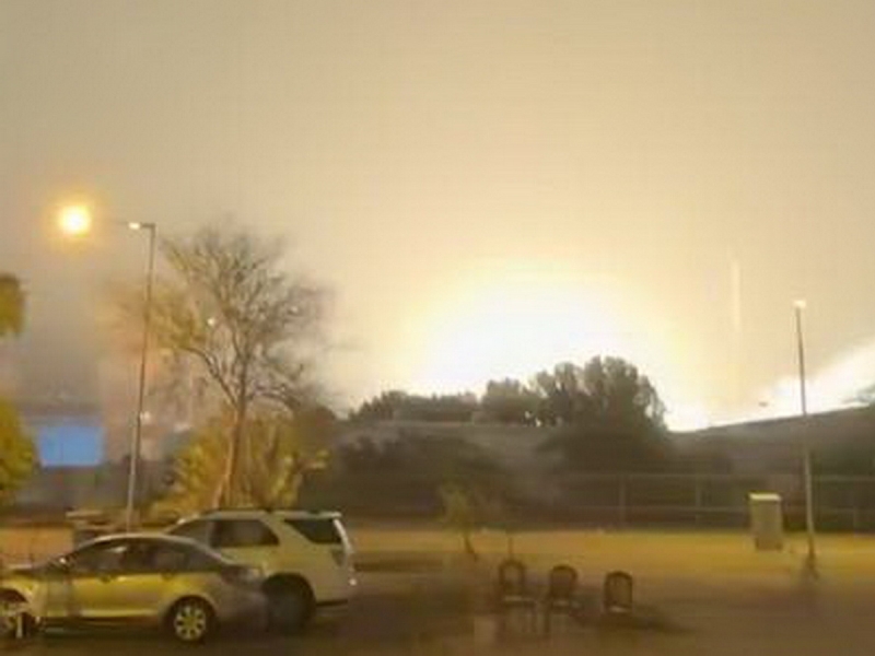 Удар Ирана баллистической ракетой по штаб-квартире Пятого флота США в Бахрейне попал на видео