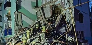 В Сызрани после атаки БПЛА ВСУ обрушился подъезд жилого дома — опубликовано видео