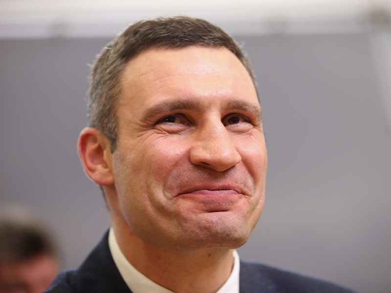 Кличко удивил киевлян новым перлом, поздравив с 2220 годом 