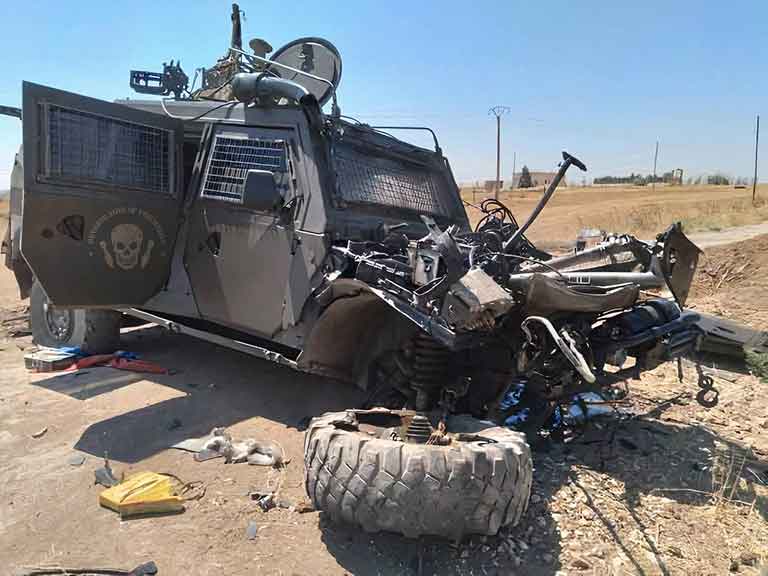 В Сирии попытались взорвать российский военный патруль